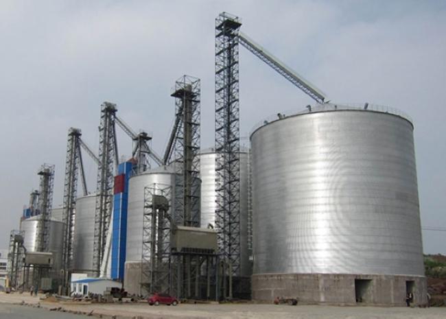 定边大型钢板库构造参数及水泥储存质量